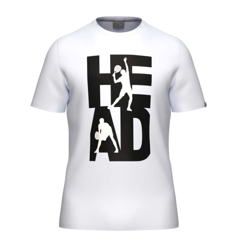 Men's Head Vision White/Navy Tennis T-Shirt