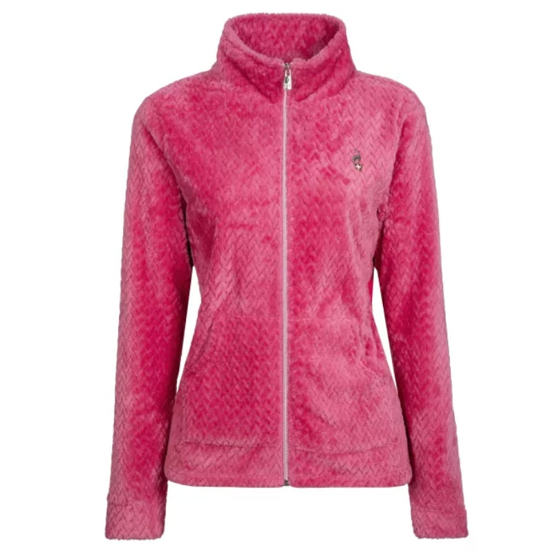Дамско поларено горнище AULP Becco Veste Polaire F Pink Flash