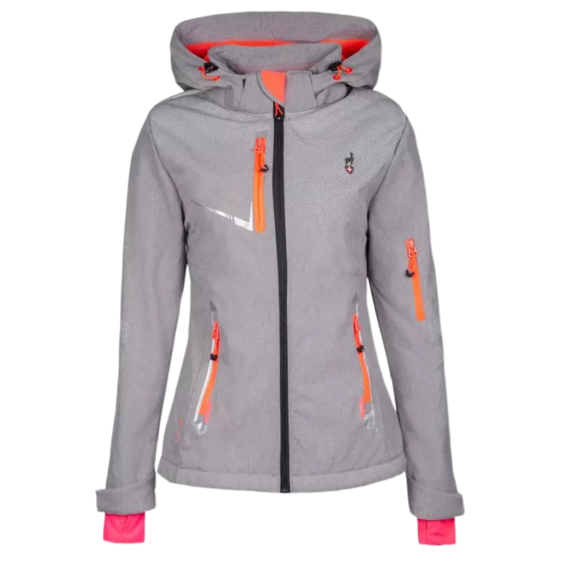 Дамско туристическо яке AULP Nelka Softshell Gray