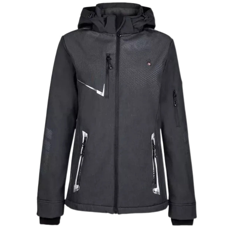 Мъжко туристическо яке AULP Nevim Softshell Anthracite