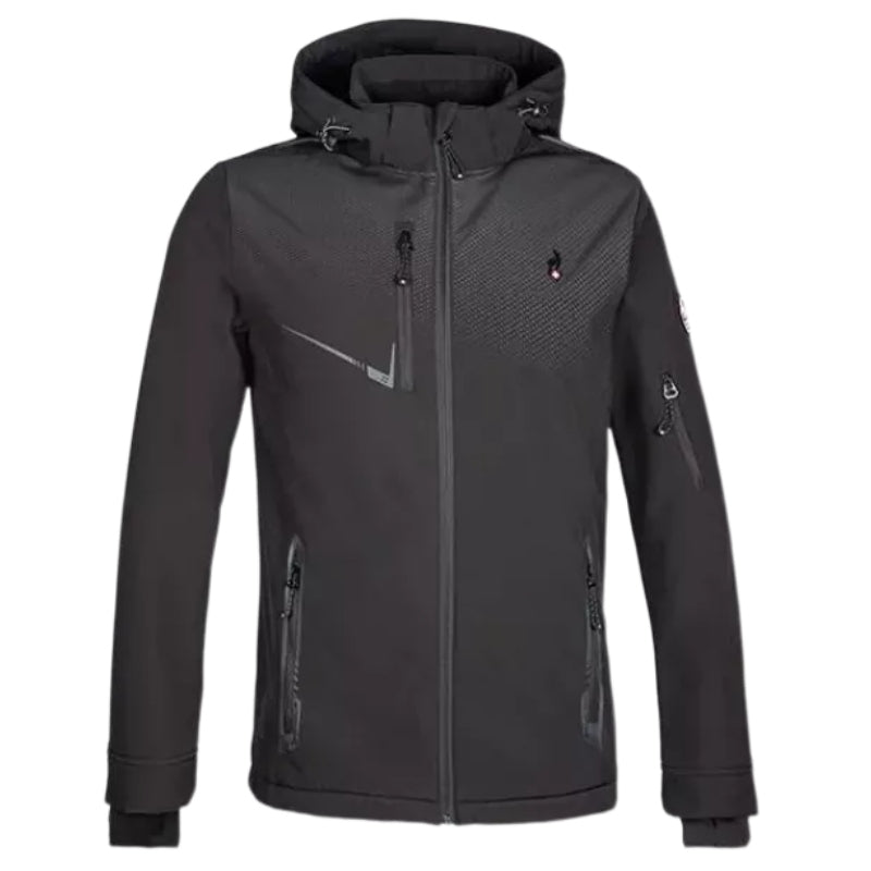 Мъжко туристическо яке AULP Nevim Softshell Black