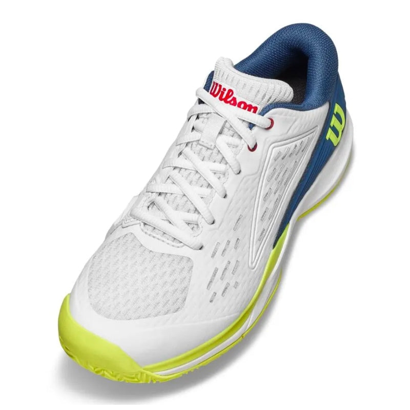 Детски маратонки Wilson Rush Pro Ace Junior Snow White/Ensign Blue
