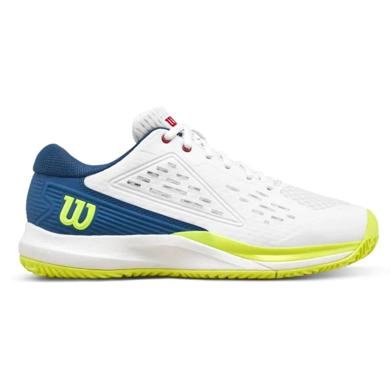 Детски маратонки Wilson Rush Pro Ace Junior Snow White/Ensign Blue