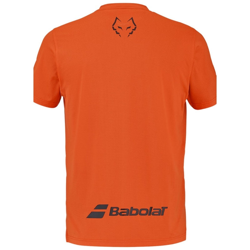 Мъжка тениска Babolat Crew Neck Tee J Lebron Red Orange