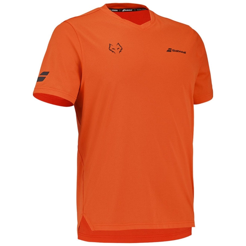 Мъжка тениска Babolat Crew Neck Tee J Lebron Red Orange