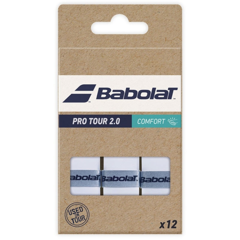 Грипове Babolat Pro Tour White 2.0 x12
