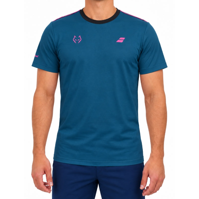 Мъжка тениска Babolat Crew Neck Tee Juan Lebron Blue