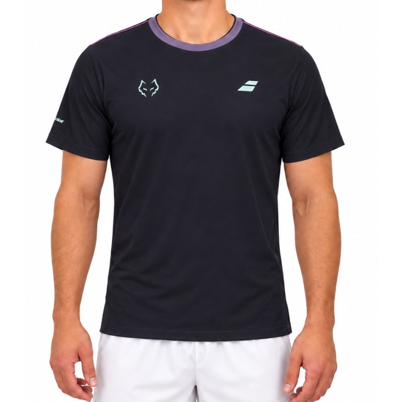 Мъжка тениска Babolat Crew Neck Tee Juan Lebron Black