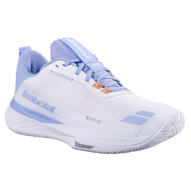 Дамски маратонки Babolat SFX EVO AC Women White/Forever Blue