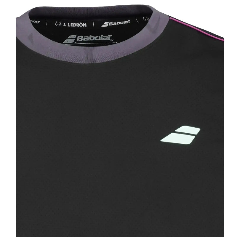 Мъжка тениска Babolat Crew Neck Tee Juan Lebron Black