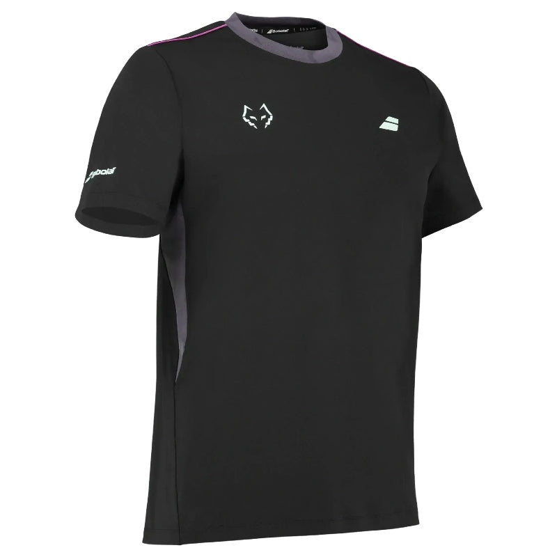 Мъжка тениска Babolat Crew Neck Tee Juan Lebron Black