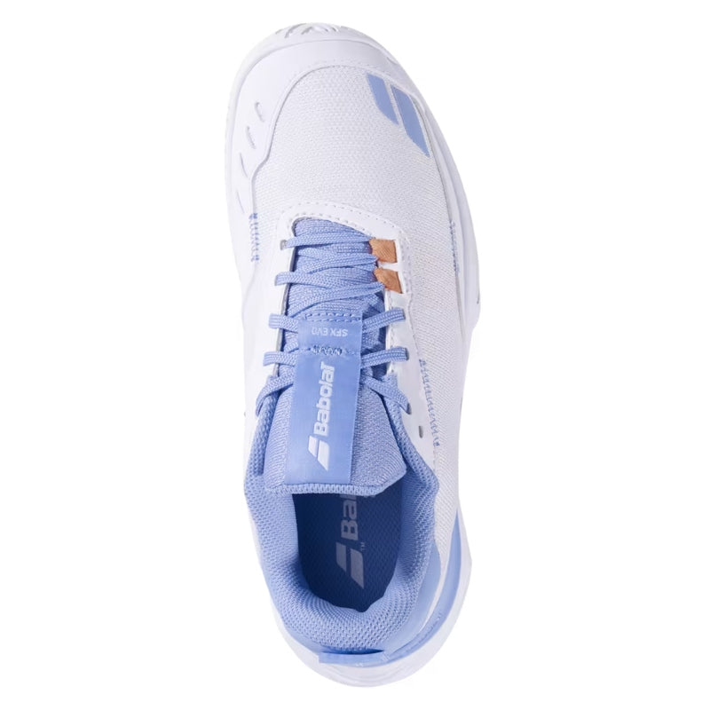 Дамски маратонки Babolat SFX EVO AC Women White/Forever Blue