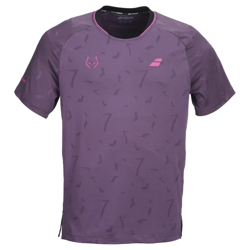 Мъжка тениска Babolat Replica J. Lebron Black/Plum