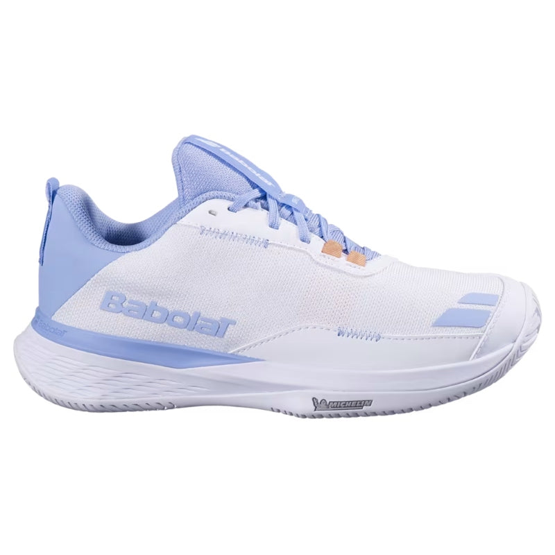 Дамски маратонки Babolat SFX EVO AC Women White/Forever Blue