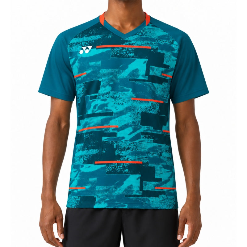 Мъжка тениска Yonex Crew Neck Blue Green