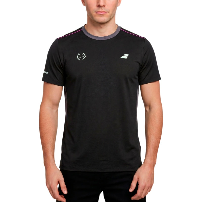 Мъжка тениска Babolat Crew Neck Tee Juan Lebron Black