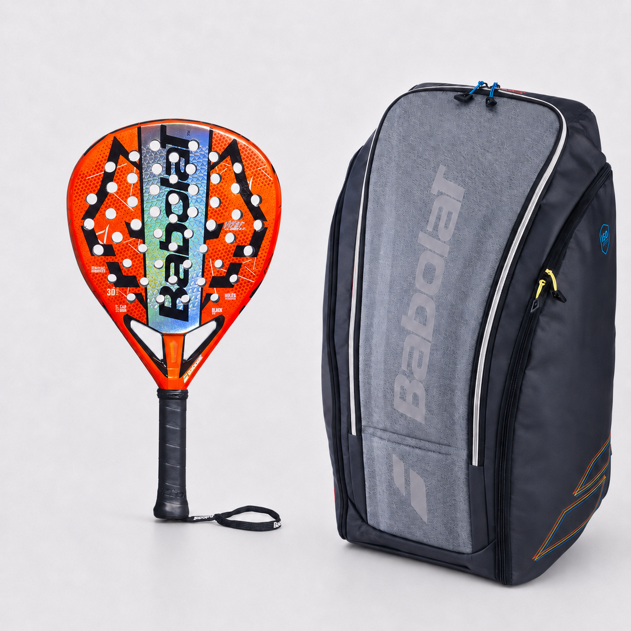 Падел ракета Babolat Viper Soft Juan Lebron 3.0 и Падел термобег RH Perf Black