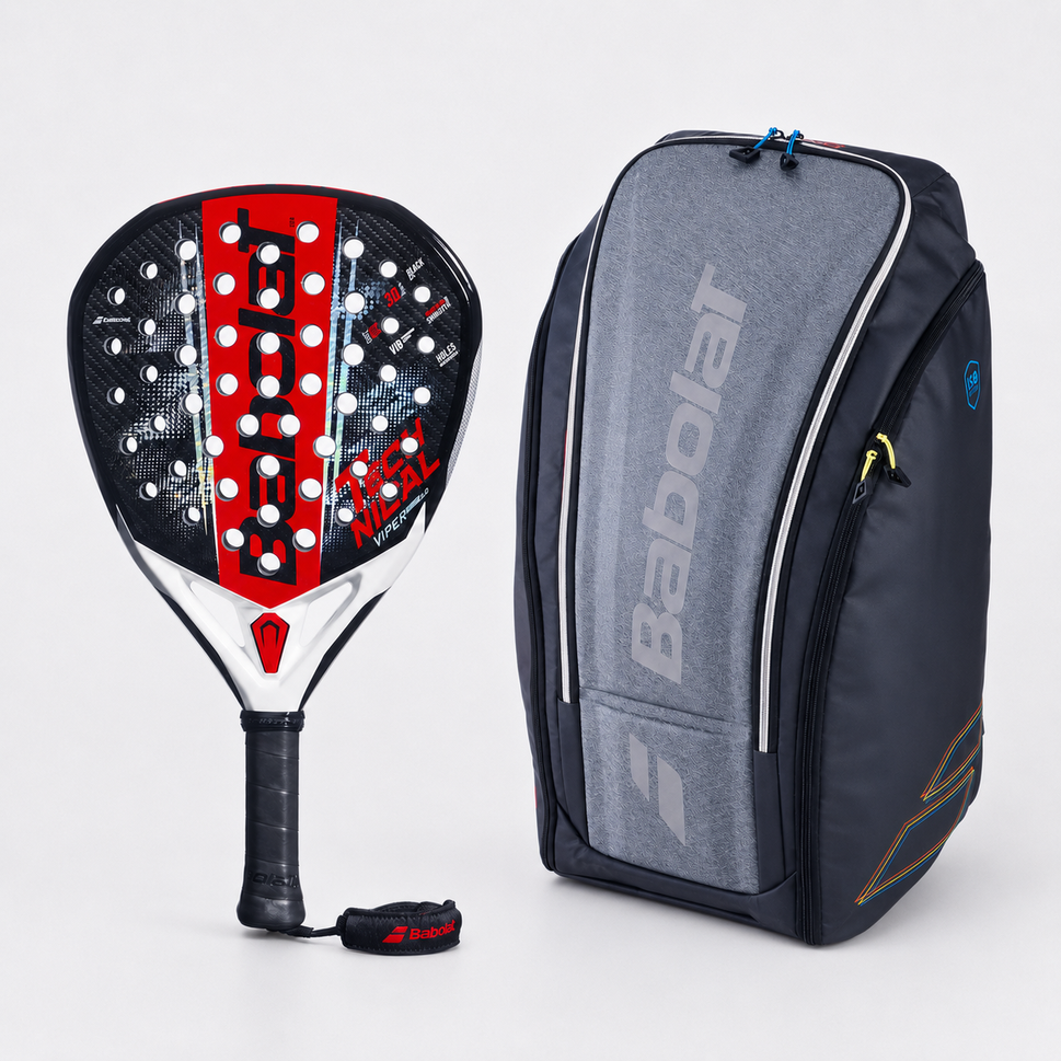 Падел ракета Babolat Technical Viper Soft 3.0 2026 и Падел термобег RH Perf Black