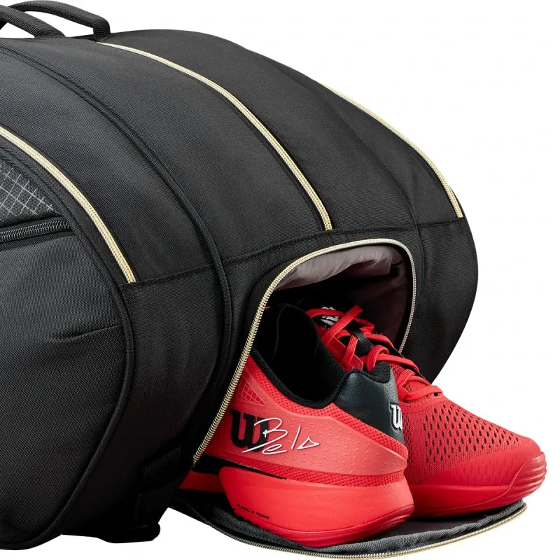 Падел термобег Wilson DEFY V1 Black/Gold