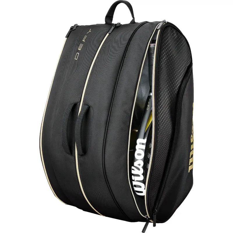 Падел термобег Wilson DEFY V1 Black/Gold