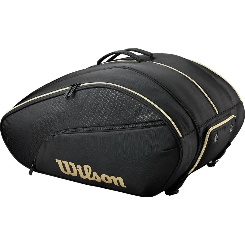 Падел термобег Wilson DEFY V1 Black/Gold