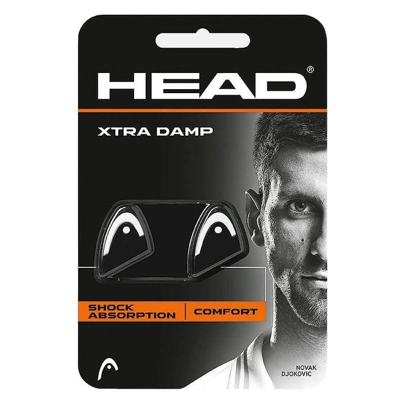 Amortizoare antivibrații HEAD Xtra Damp x2 - alb pentru rachete de tenis, confort și vibrații reduse în timpul jocului