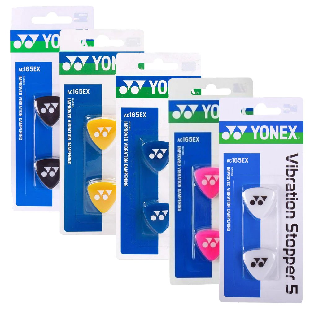 Yonex VIBRATION DAMPENER anti-vibration dampeners for tennis rackets, soft silicone with a three-layer structure, pack of 2
