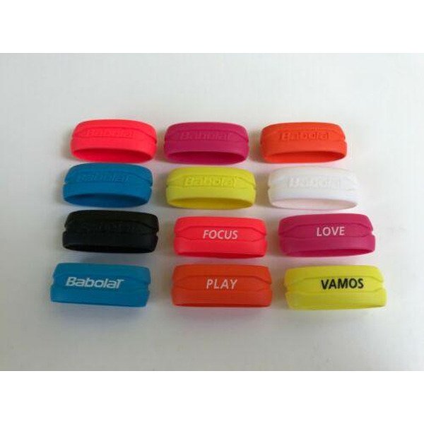 Inele colorate din silicon Babolat, 60 buc., pentru rachete de padel și rachetă de tenis, un accent elegant și fresh