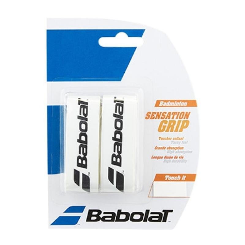Badminton Grip SENSATION White - 2 pcs