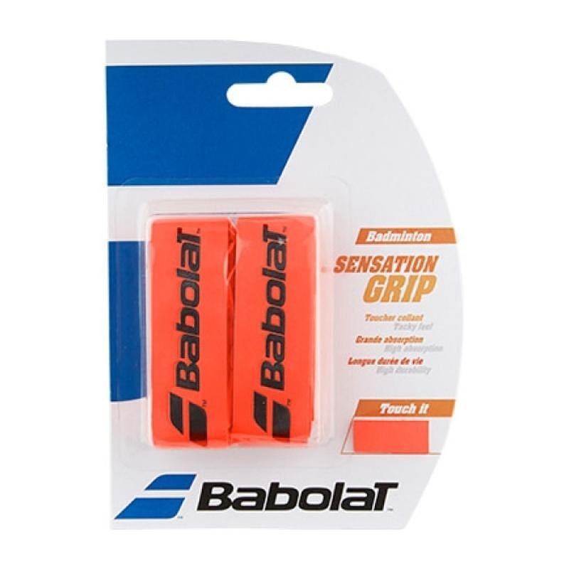 Badminton Grip SENSATION Fluo Red - 2 pcs