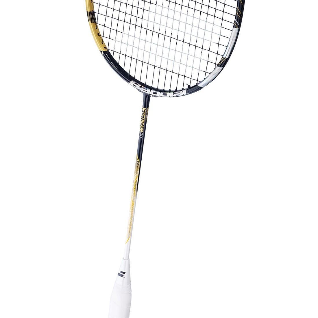Badminton racket Babolat I-PULSE JETSTREAM 80 (strung) – a light and maneuverable racket for control, speed and comfort.