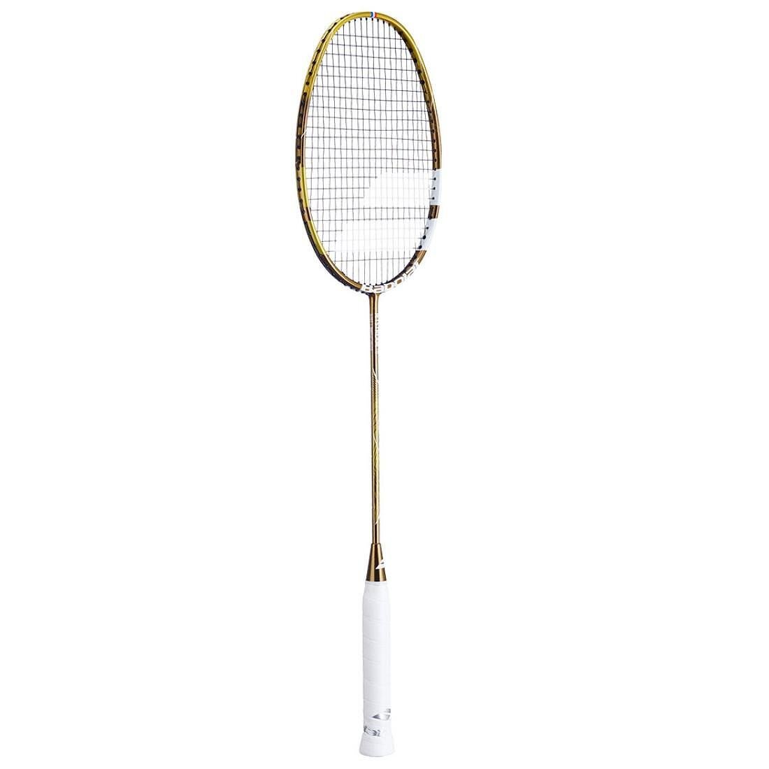 Badminton racket Babolat I-PULSE JETSTREAM 78 (strung) – a light and maneuverable racket for defensive play.