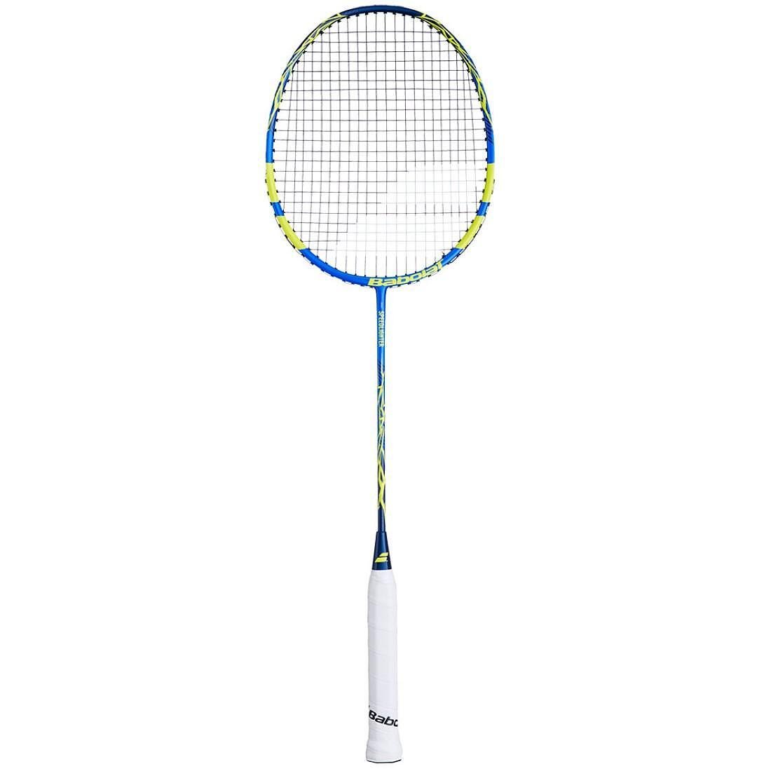 Badminton racket Babolat PRIMER SPEEDLIGHTER (strung) for beginners, lightweight aluminum construction and a shorter grip for control
