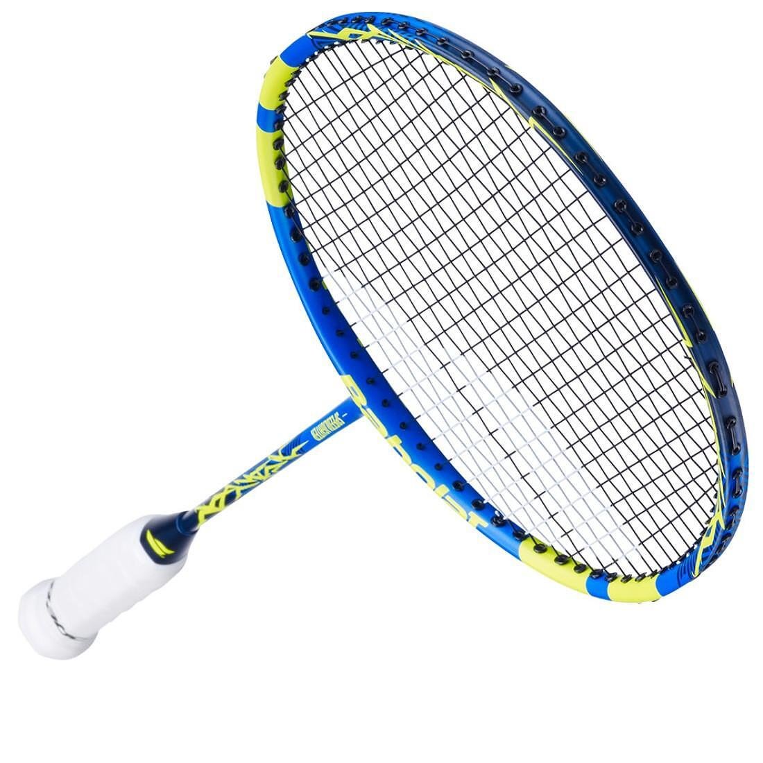 Badminton racket Babolat PRIMER SPEEDLIGHTER (strung) for beginners with a lightweight aluminum frame and a short grip