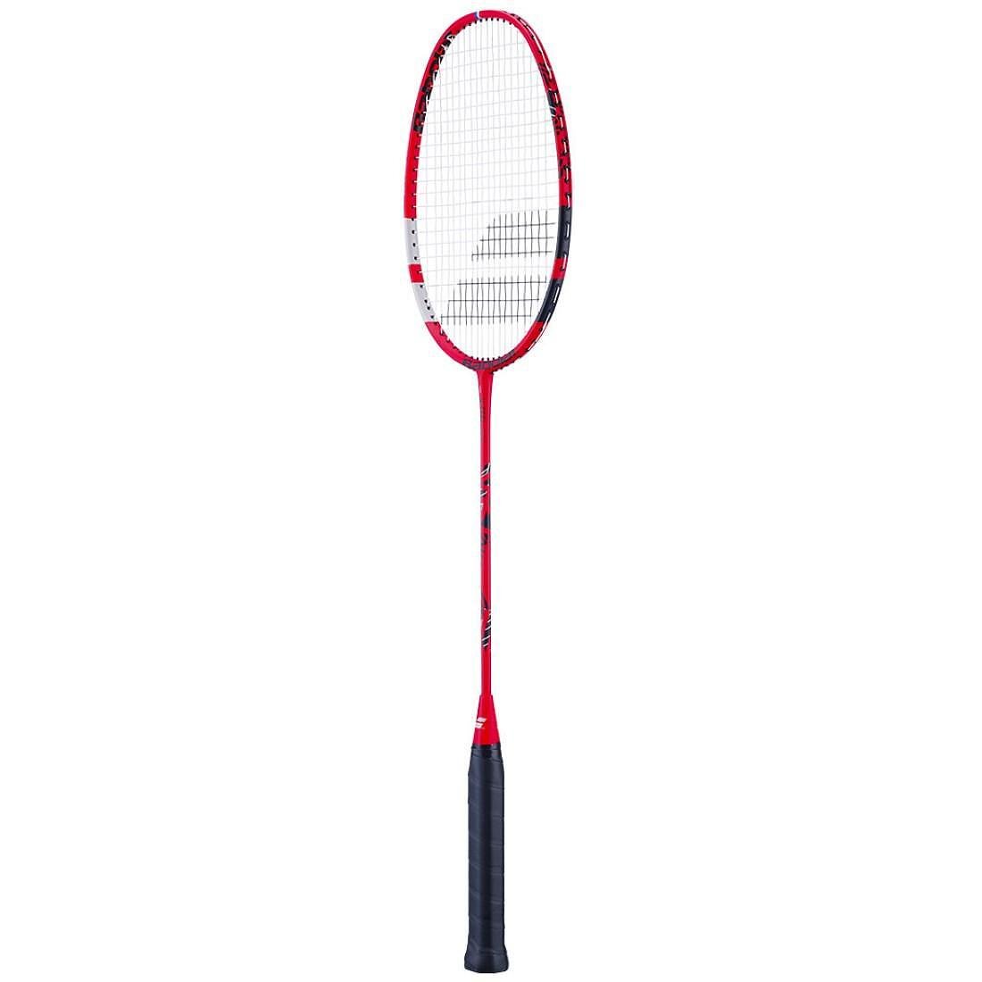 Badminton racket Babolat X-FEEL RISE (strung) for an all-round club player with comfort and precision