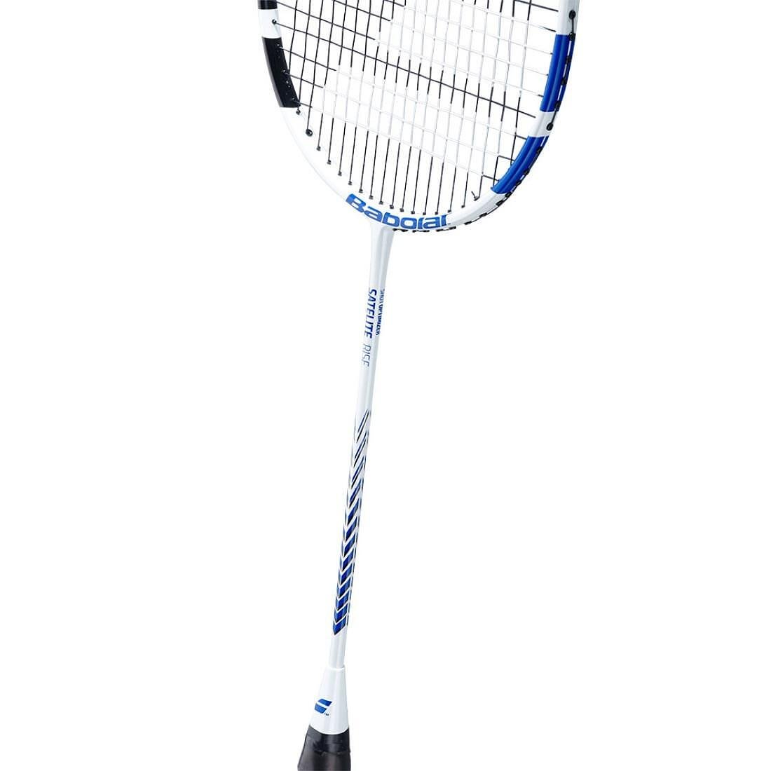 Badminton racket Babolat SATELITE RISE (strung) – light, accurate, and comfortable for court control.