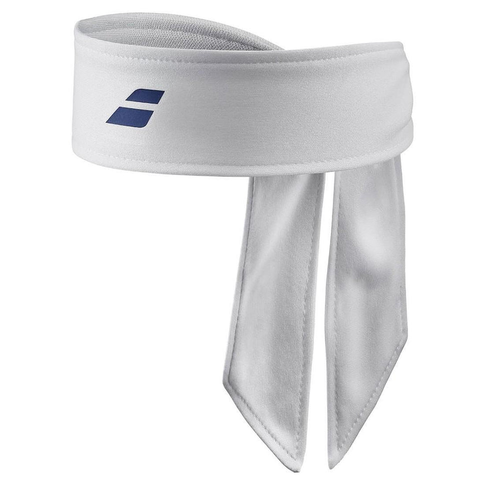 Бандана Babolat TIE HEADBAND - white, blue
