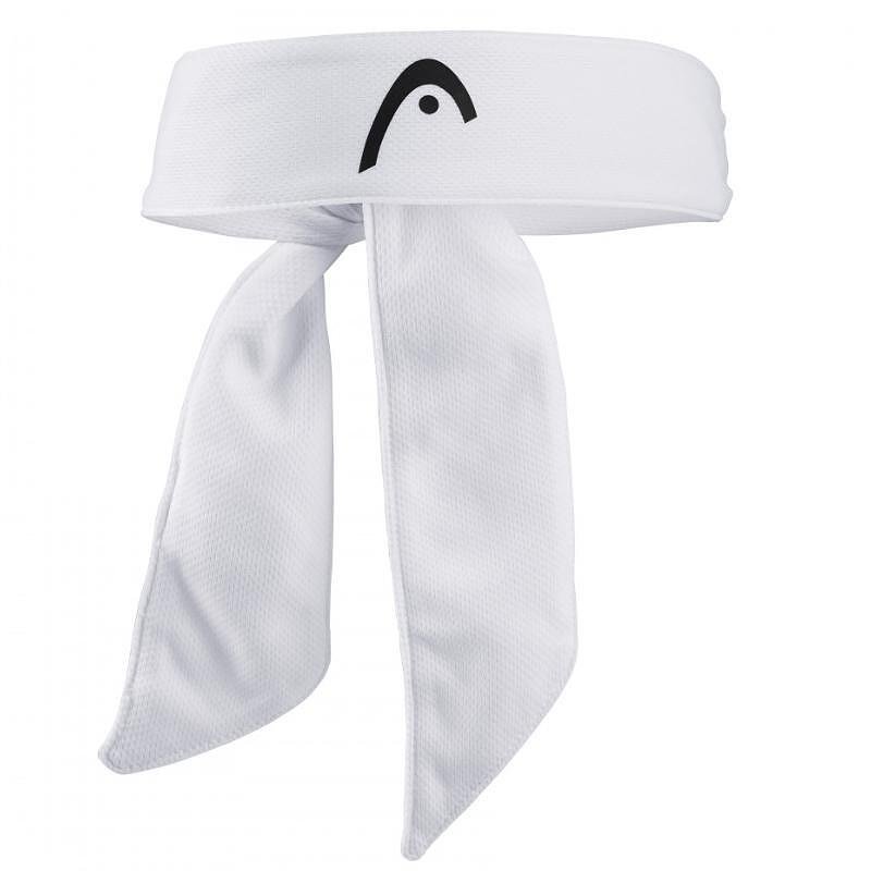 Бандана Head PRO PLAYER - white – бяла спортна бандана за комфорт и стил на корта, идеална за тенис и падел