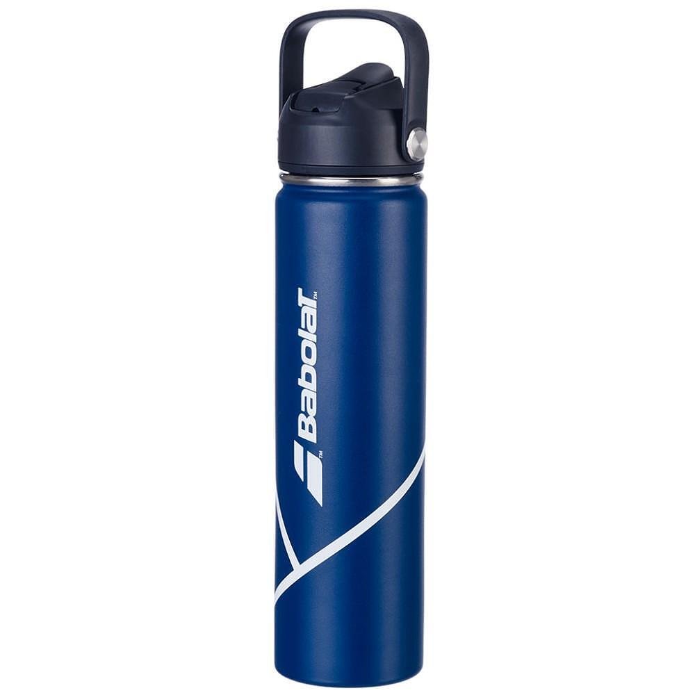 Sticlă de apă Babolat 2025 din oțel inoxidabil, cu izolație izotermă și pai pentru sport și tenis