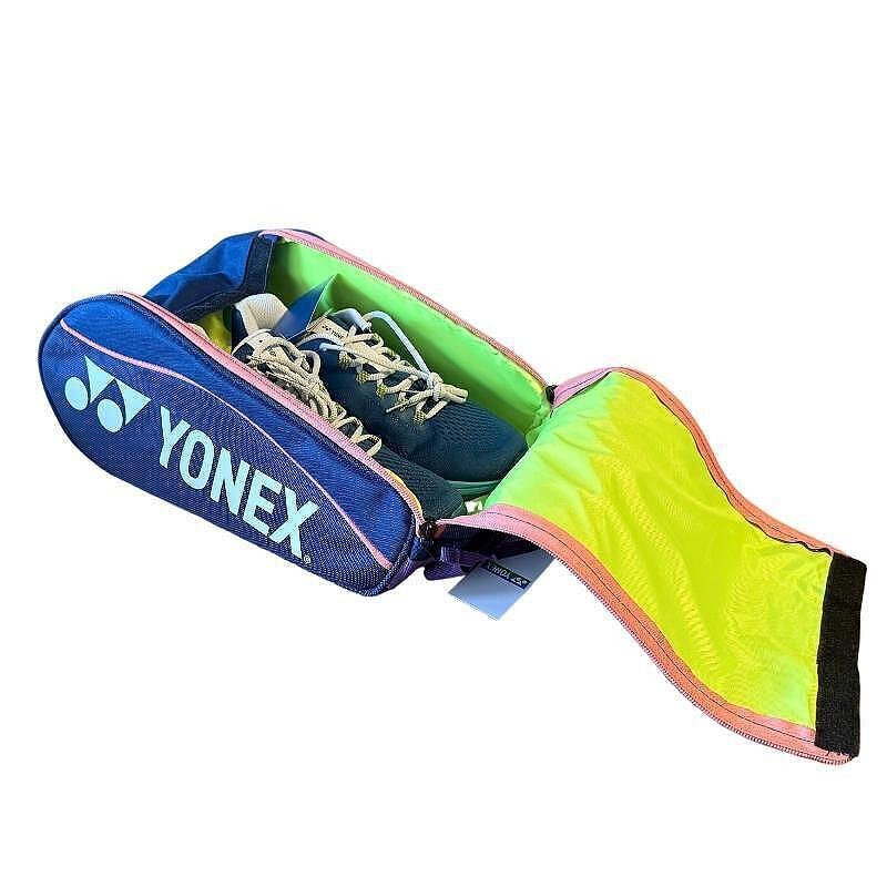 Geantă pentru pantofi Yonex Sports Shoe Bag Midnight/Navy - geantă albastră pentru pantofi, cu fermoar, din 100% poliester