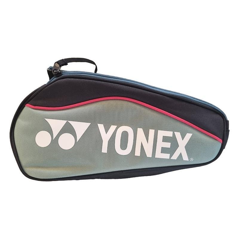Geantă pentru pantofi sport Yonex Sports Shoe Bag Green - geantă practică cu fermoar pentru depozitarea pantofilor sport și a echipamentului de tenis.