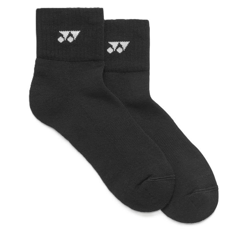 Чорапи Yonex 19254 Black (3 чифта) черни спортни чорапи Yonex за комфорт и стабилност при тенис и падел