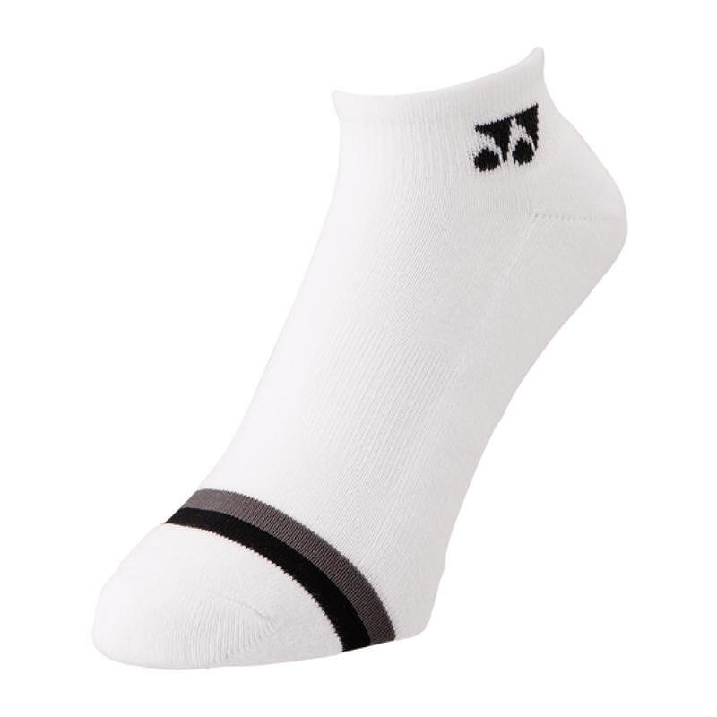 Чорапи Yonex LOW CUT 19235 - 3 чифта, бели спортни къси чорапи Yonex за тенис и падел