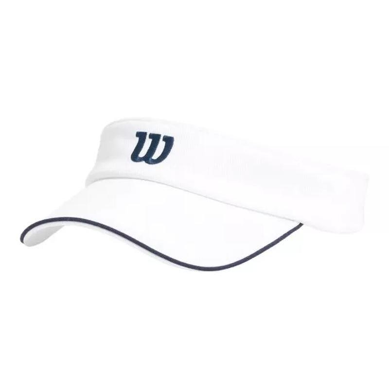 Women's Wilson CLASSIC visor - bright white, lightweight and breathable sports visor for comfort and style