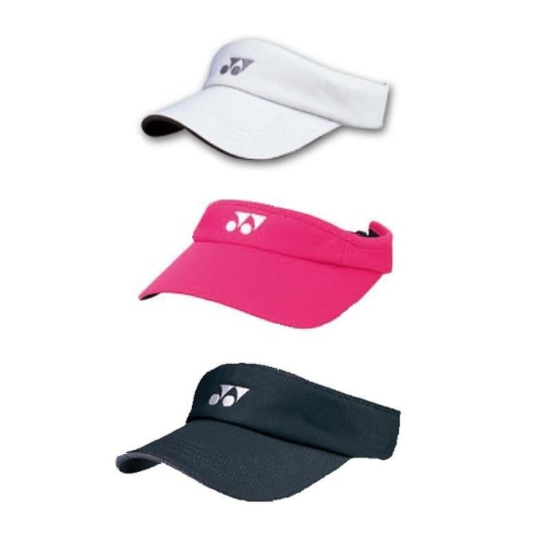 Дамска козирка Yonex VISOR 441 - черен, бял, розов - регулируема дамска козирка Yonex от 100% polyester