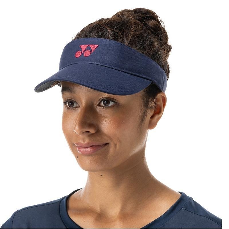 Дамска козирка Yonex Visor - indigo marine за тенис, стилен син визьор с UV защита и комфорт