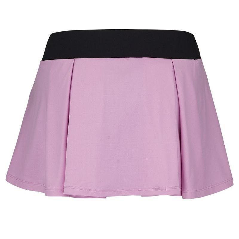 Women's Babolat PADEL SKIRT - lilac chiffon, elegant padel skirt with pleats and built-in shorts