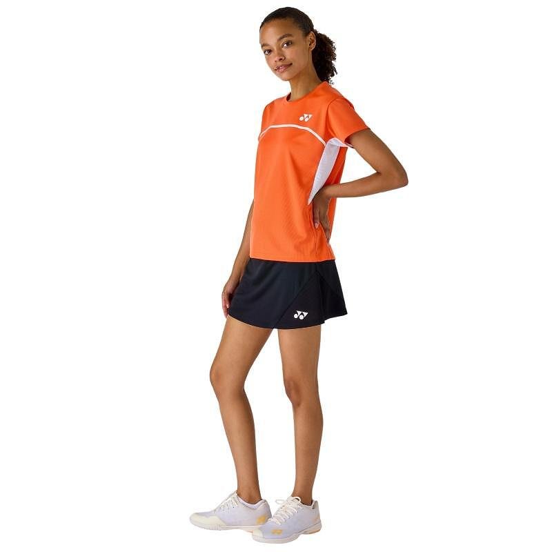 Fustă de copii Yonex 26194J (cu șort interior) Black pentru badminton și tenis, aspect sportiv elegant și confort pe teren