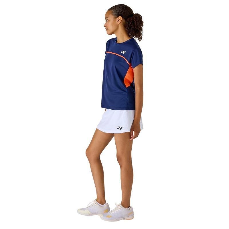 Fustă de damă Yonex 26194 (cu colanți) White pentru badminton și tenis, fustă sport ușoară și comodă