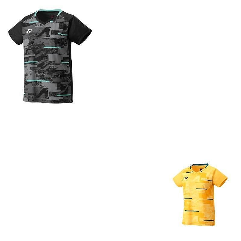 Yonex Women's 2025 Crew Neck Shirt CLUB TEAM Soft Yellow, yellow Yonex club T-shirt
